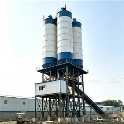 Centrale à béton sur site